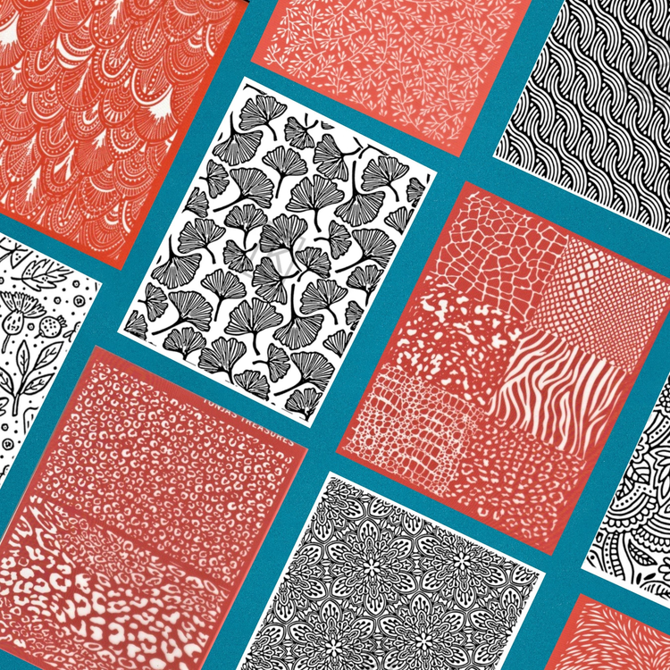 Tonja's silkscreens come all the way from the USA & are 100% traditionally made in small handmade batches of mesh fabric to give fine quality detail. 