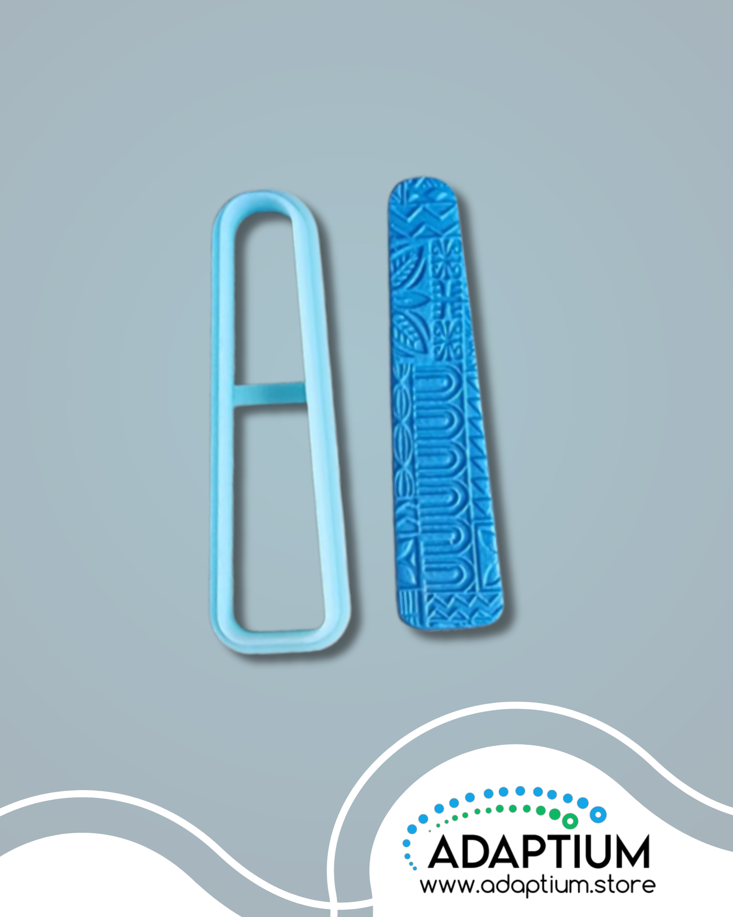 Rounded traps polymer clay cutter