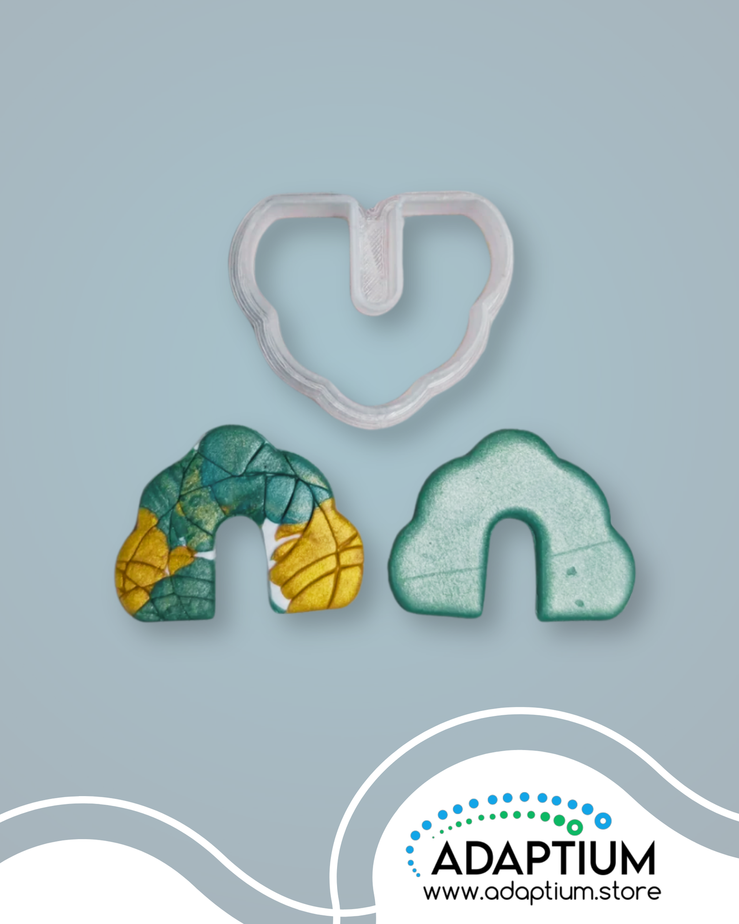 Scalloped U Polymer Clay Cutter