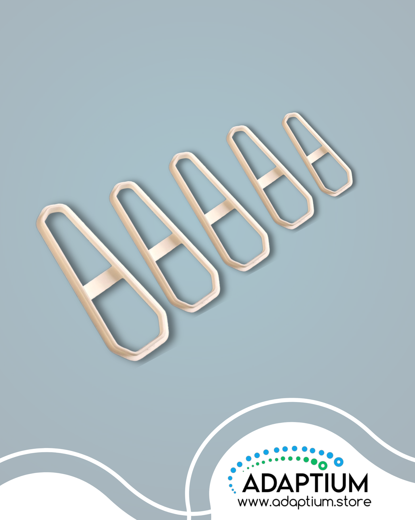 PLA 3D-printed polymer clay cutter