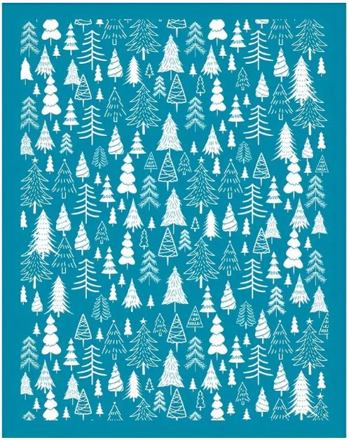 Christmas Trees Silkscreen SF01267