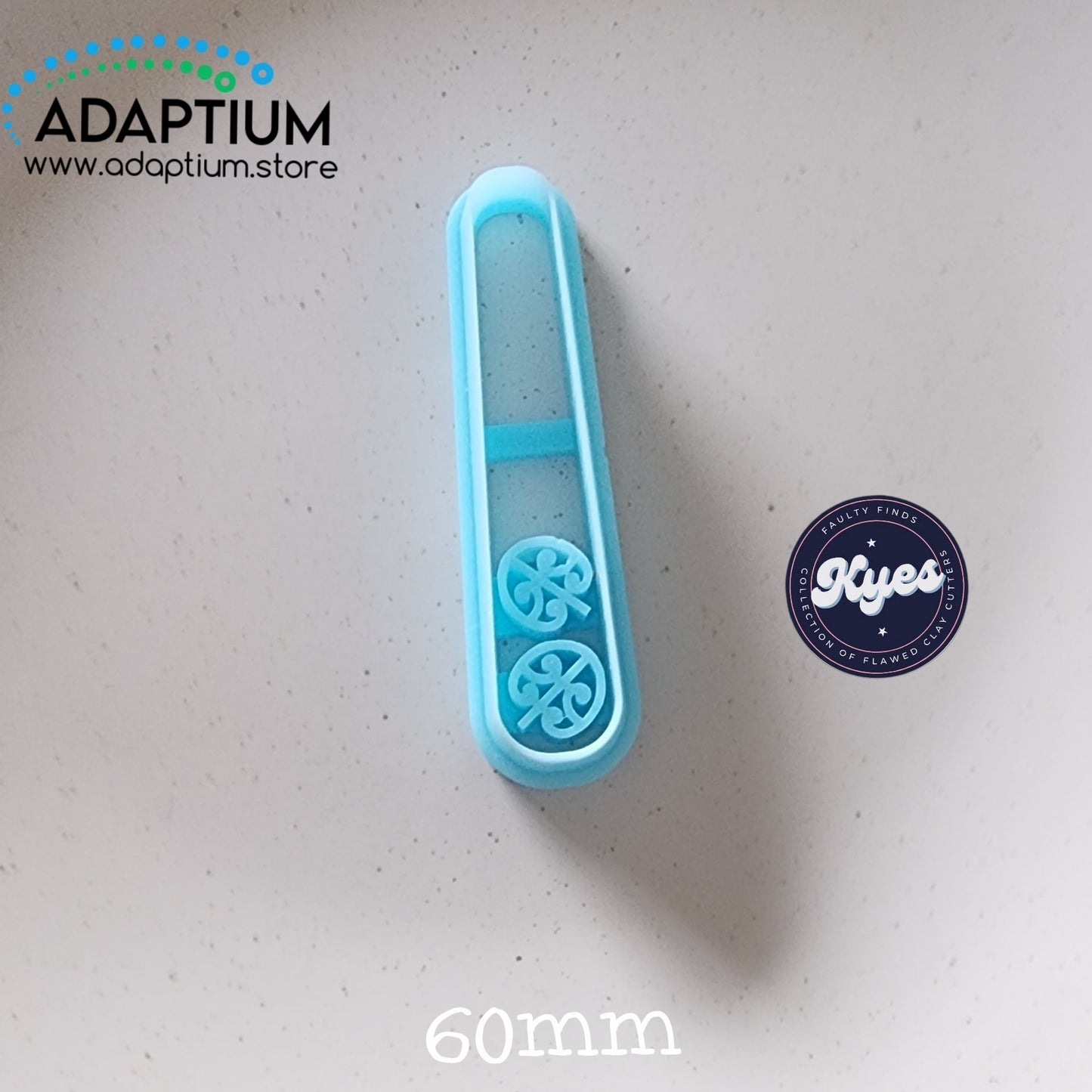 Kyes faulty finds C Double kowhaiwhai 60mm