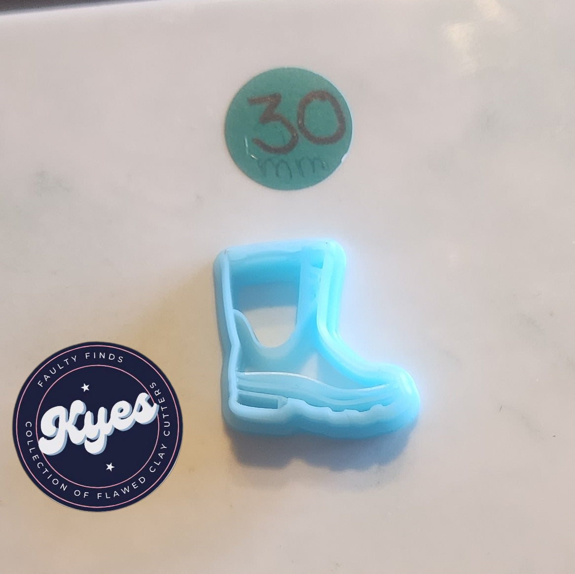 Kyes faulty finds 30mm gumboot