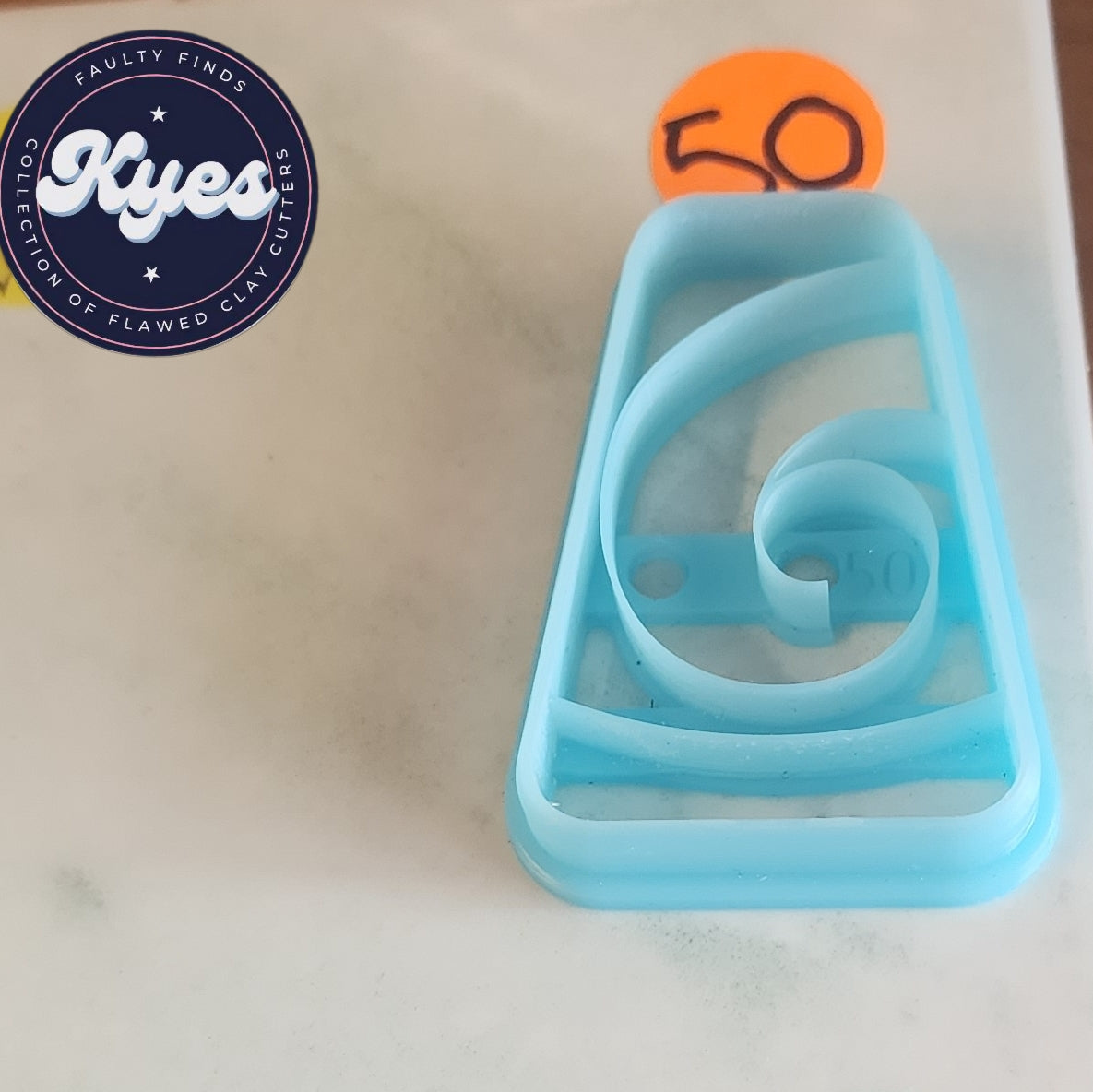 Kyes faulty finds 50mm KS 50 Koru swirl