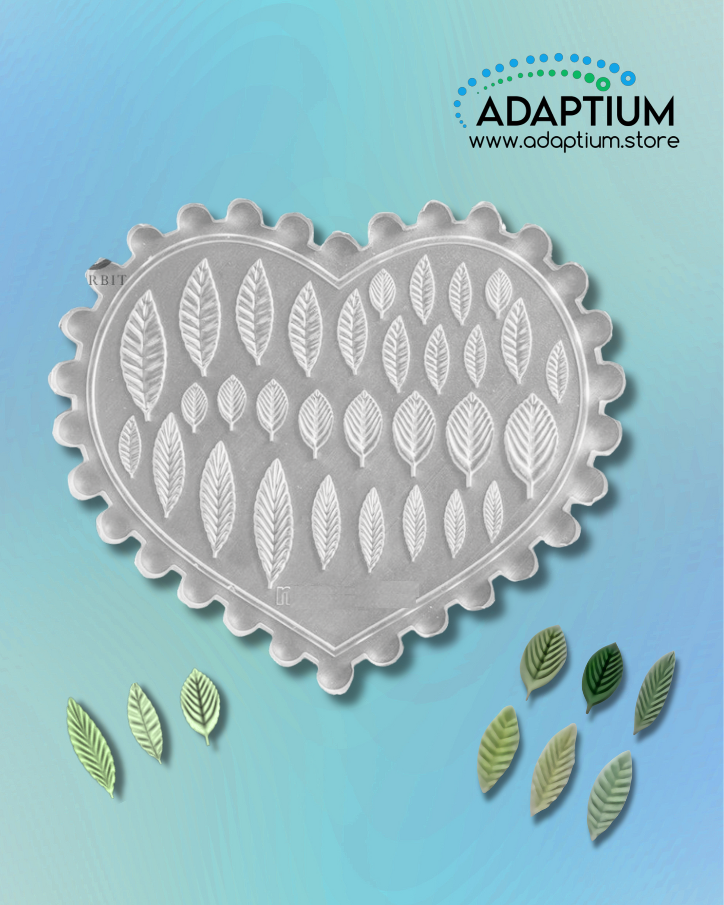 Mini Nature's Imprint - Mixed Leaves Silicone Mold