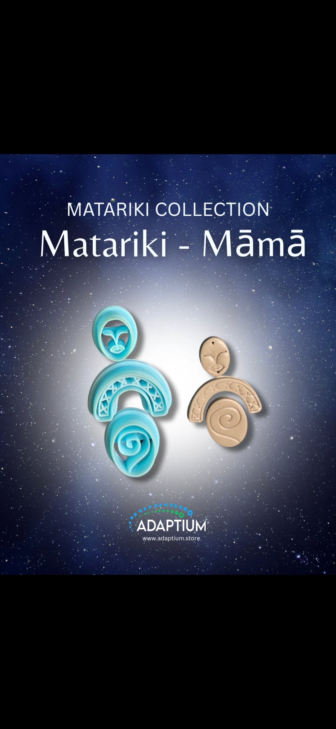Matariki-Mama Resin Cutter for polymer clay KS 57-4
