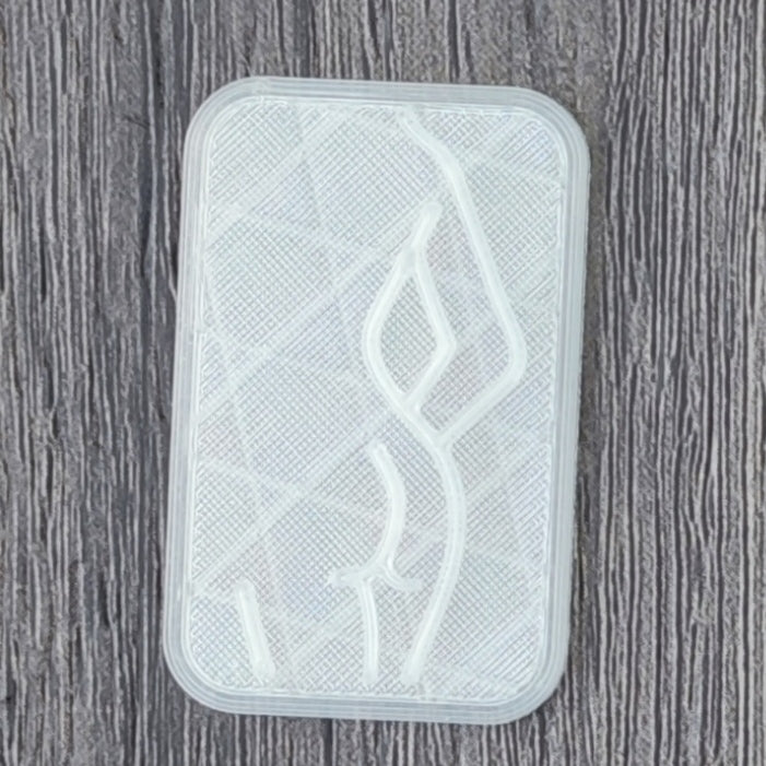 Womans Body Embossing Texture Stamp