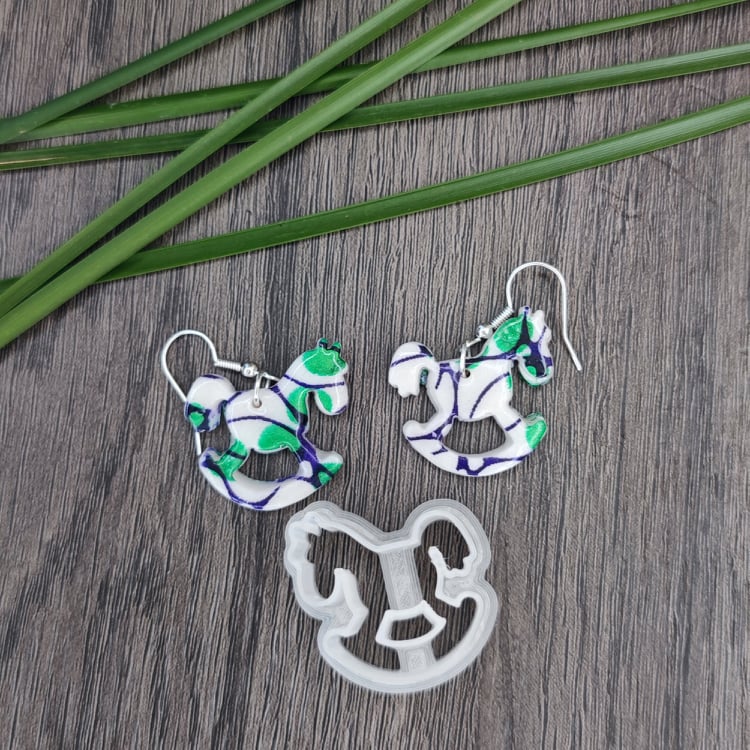 Rocking Horse Christmas Cutter 3DCSFC CBC