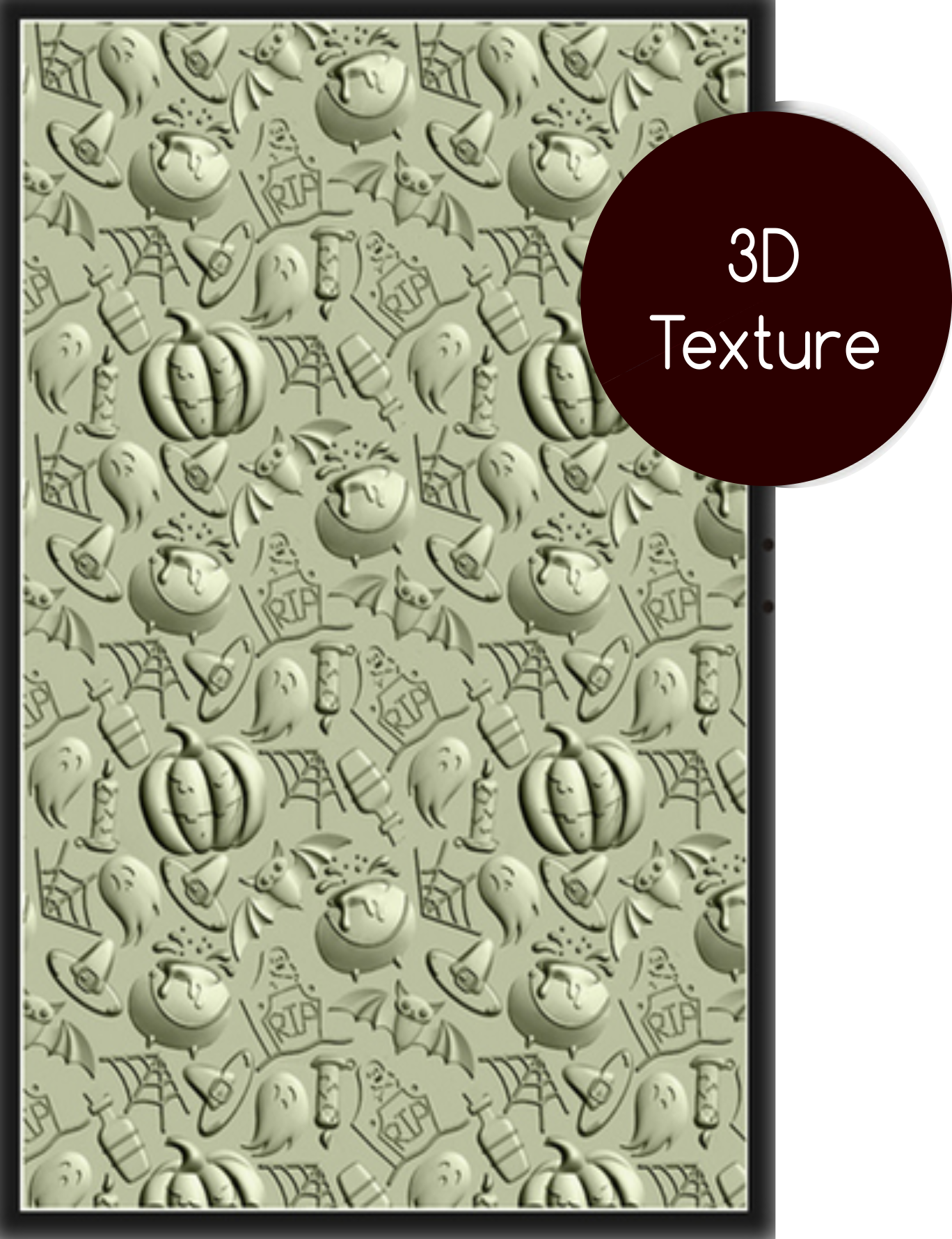 Halloween Embossing Folder AX19