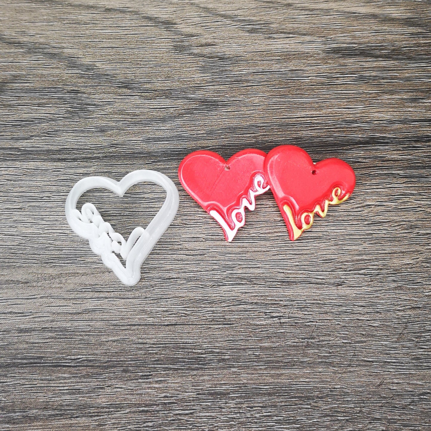 Embossed Love Heart Cutter
