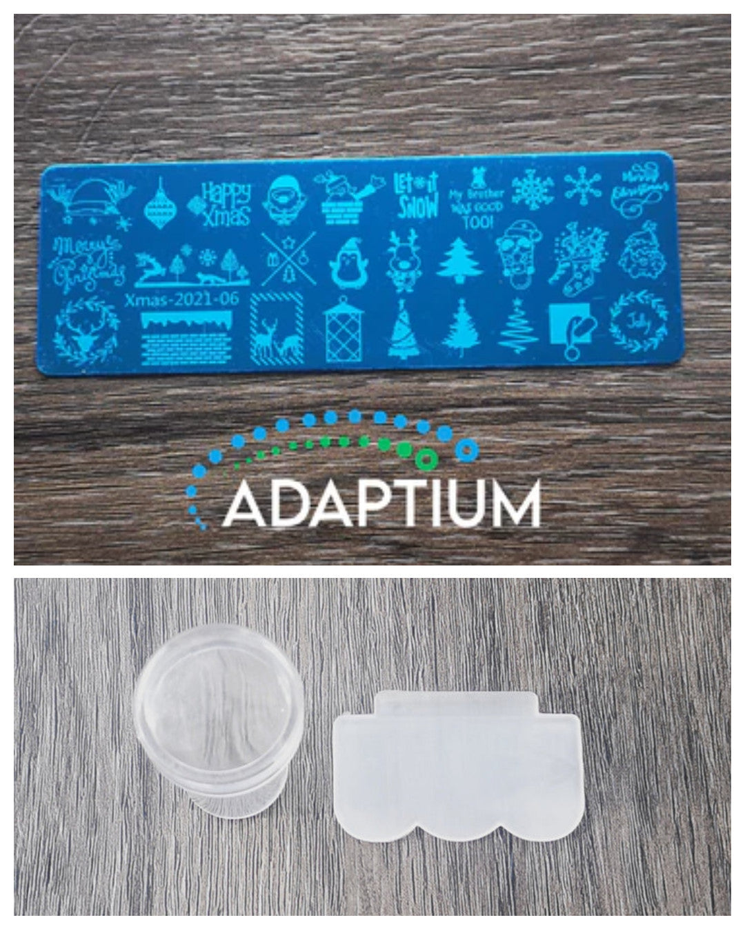 Christmas Stamping Plate 6 Embossing Texture Stamp