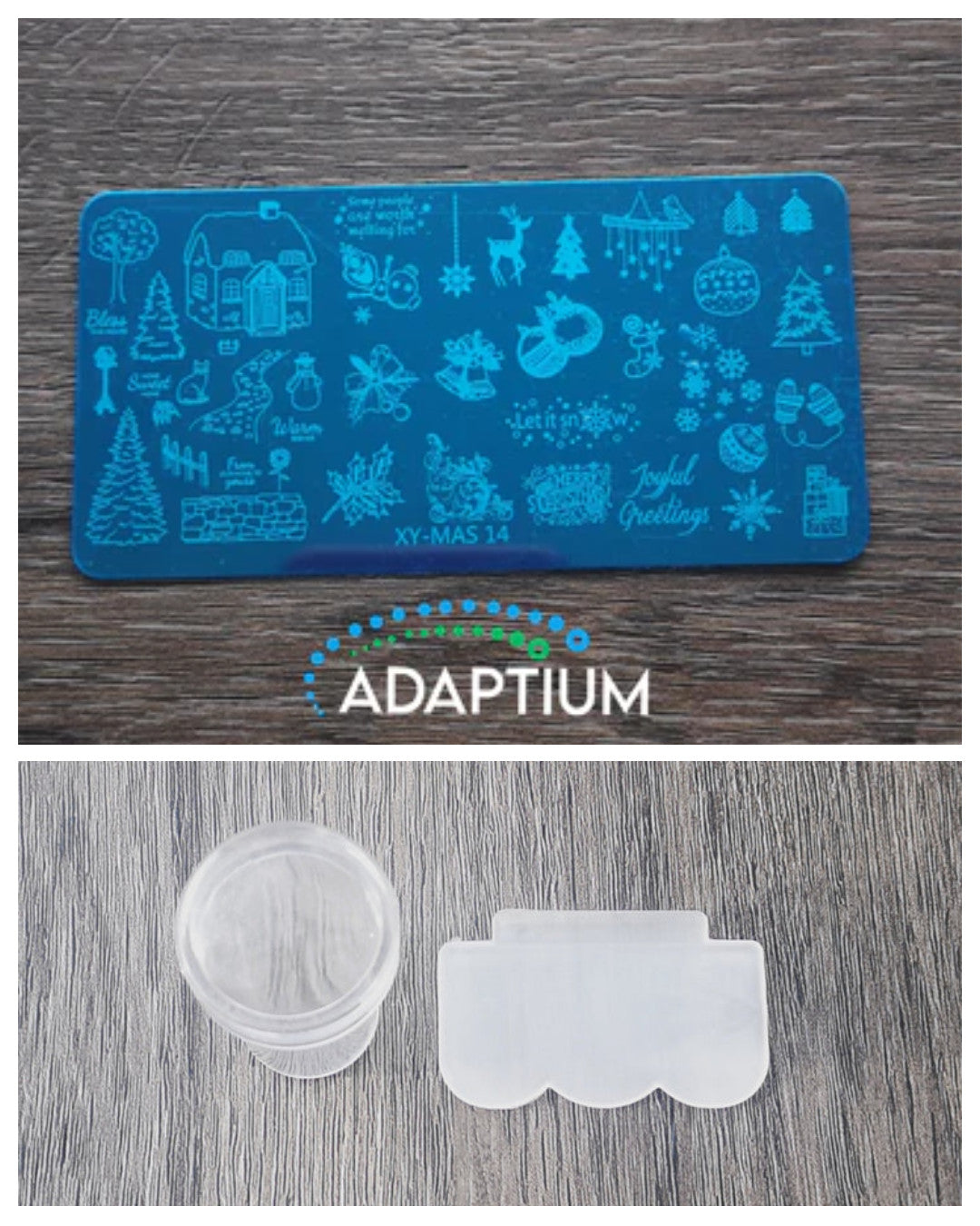 Christmas Stamping Plate 11 Embossing Texture Stamp