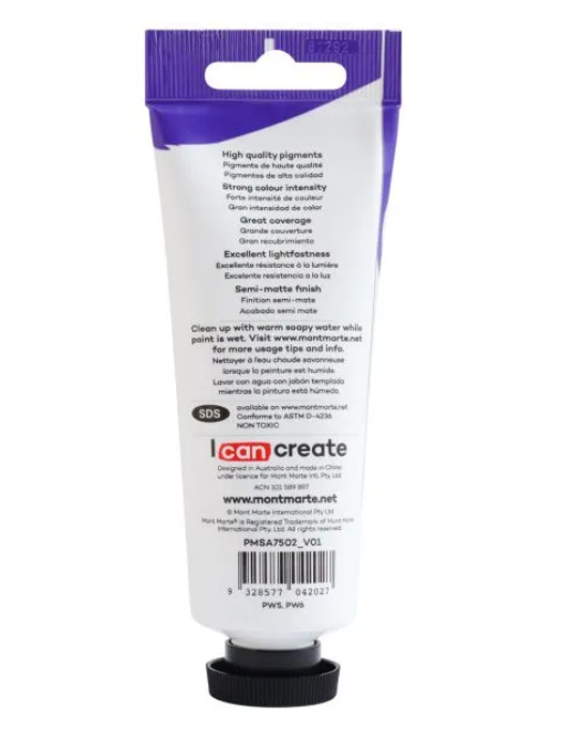 Satin Acrylic Premium Paint 75ml Media