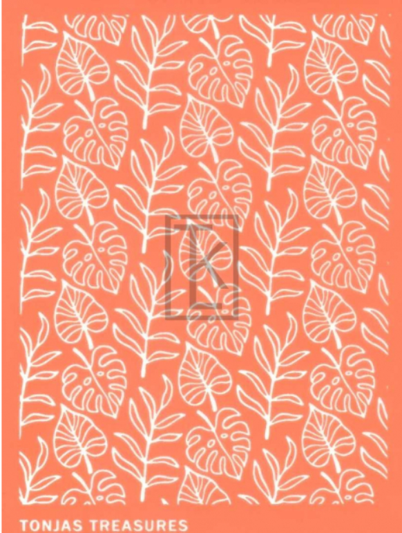 Tropical Foliage Monstera Leaf Silkscreen ETA 3 Dec 2021