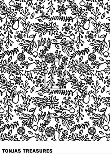 Winter Greenery Silkscreen