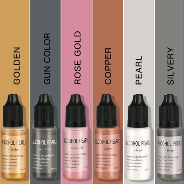 Metalic Alcohol Inks 6 pk Media