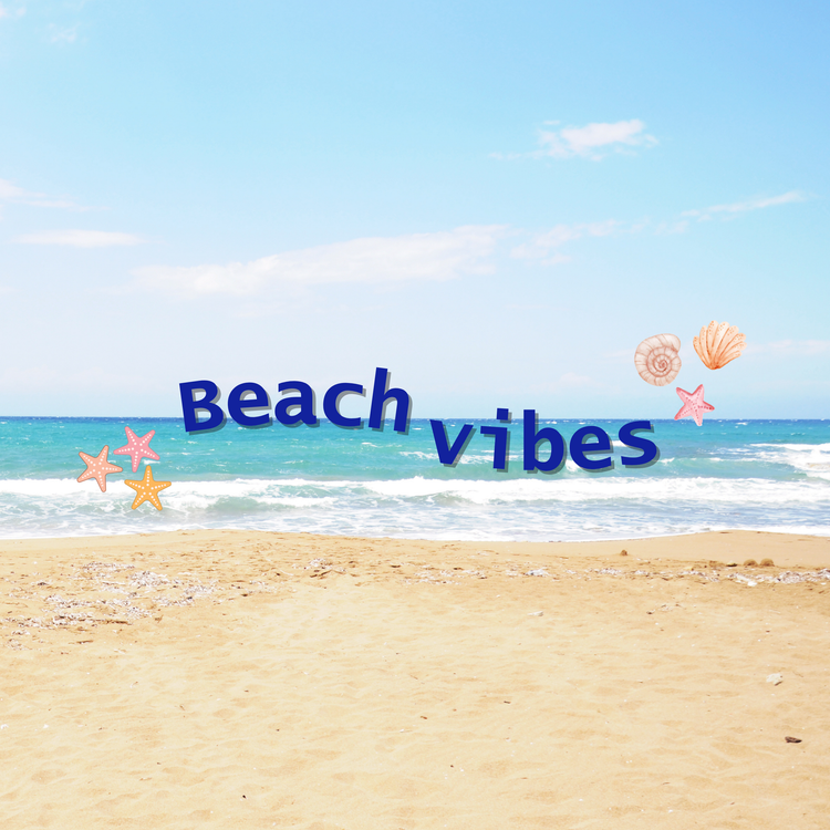 Beach vibes polymer clay cutters, perfect for creating tropical, ocean-inspired jewelry and decor.