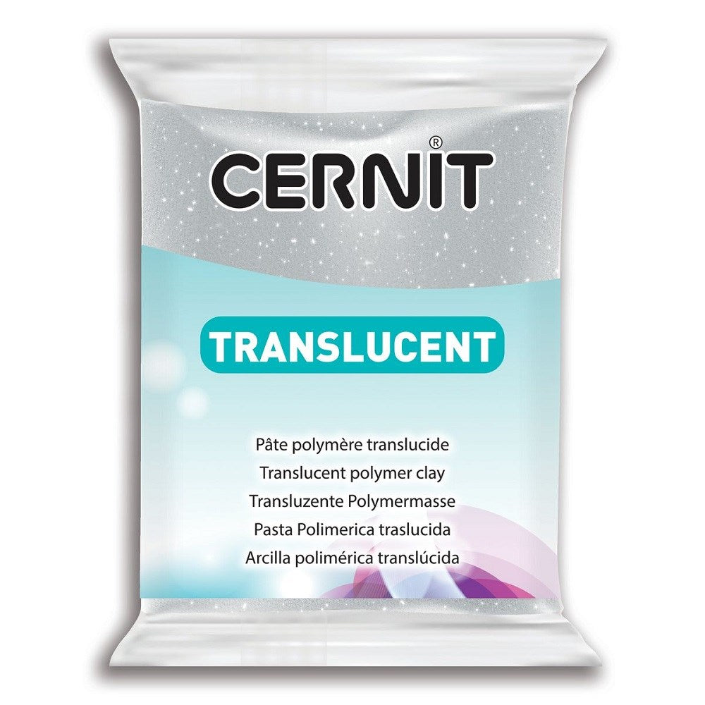 Cernit 56g Translucent 080 Silver Glitter