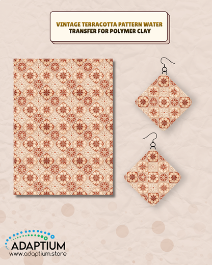 Colourful Patchwork Floral Water Transfer  CTP KKD Tiles