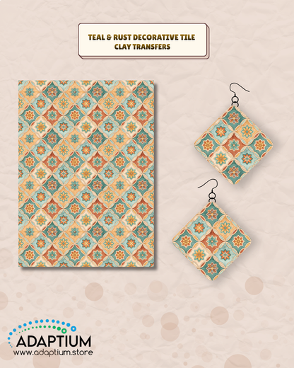 Colourful Patchwork Floral Water Transfer  CTP KKD Tiles