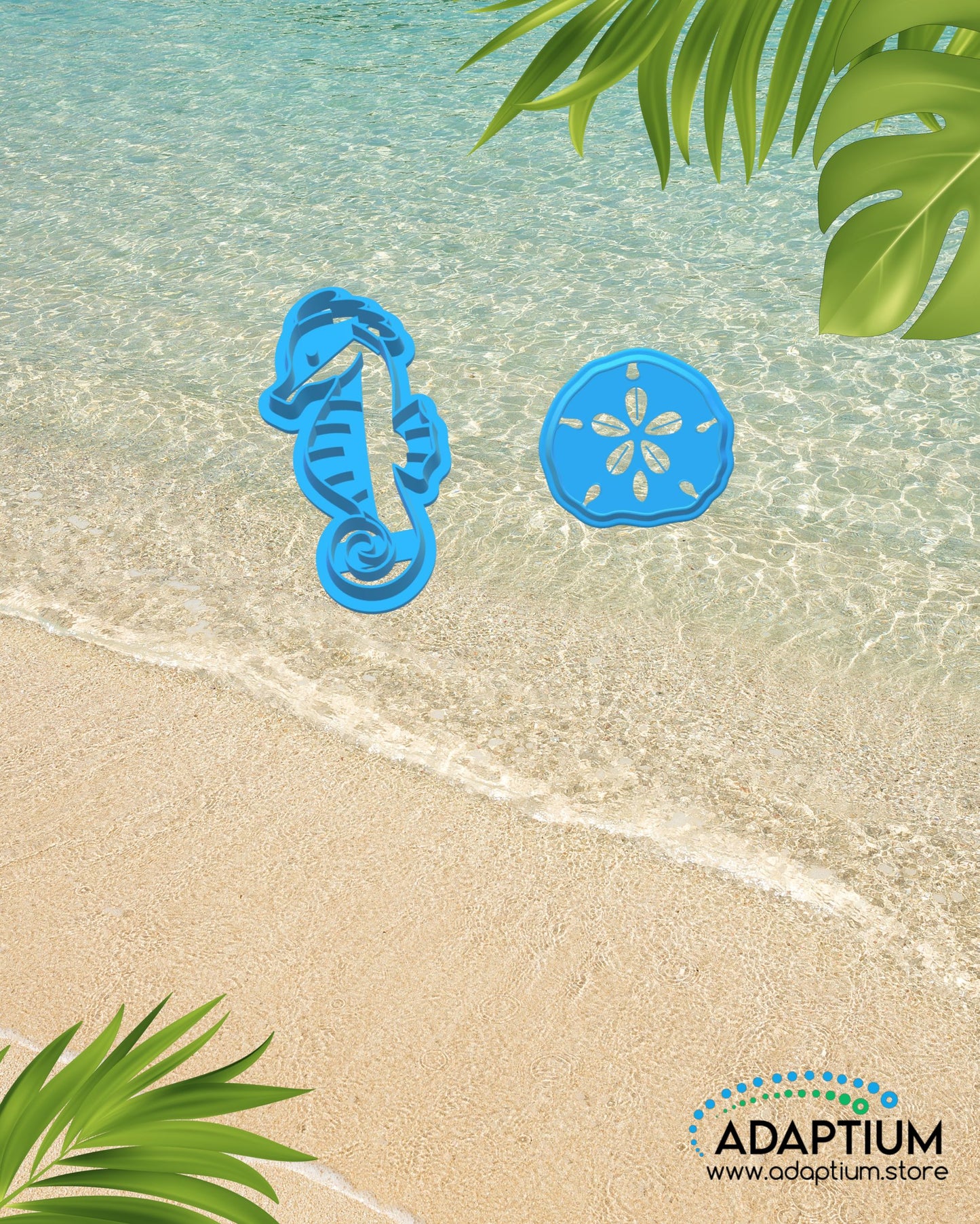 Embossed Starry Starfish – Polymer Clay Cutter for Ocean-Inspired Designs KDOL