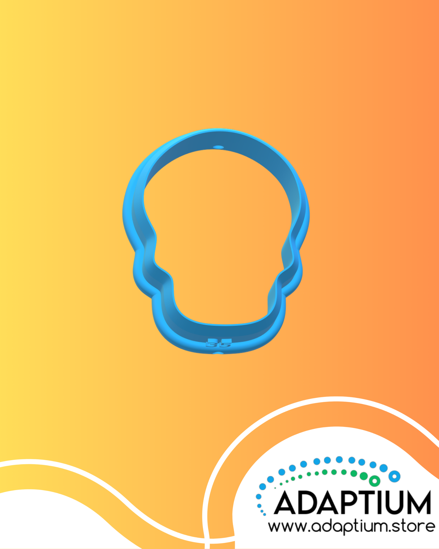 Skull Cutter Trio – Classic, Sugar Skull & Bones for Polymer Clay KDH 800-03