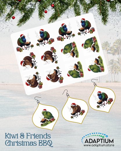 Tui & friends Christmas BBQ Transfer paper CTPH- CTFB