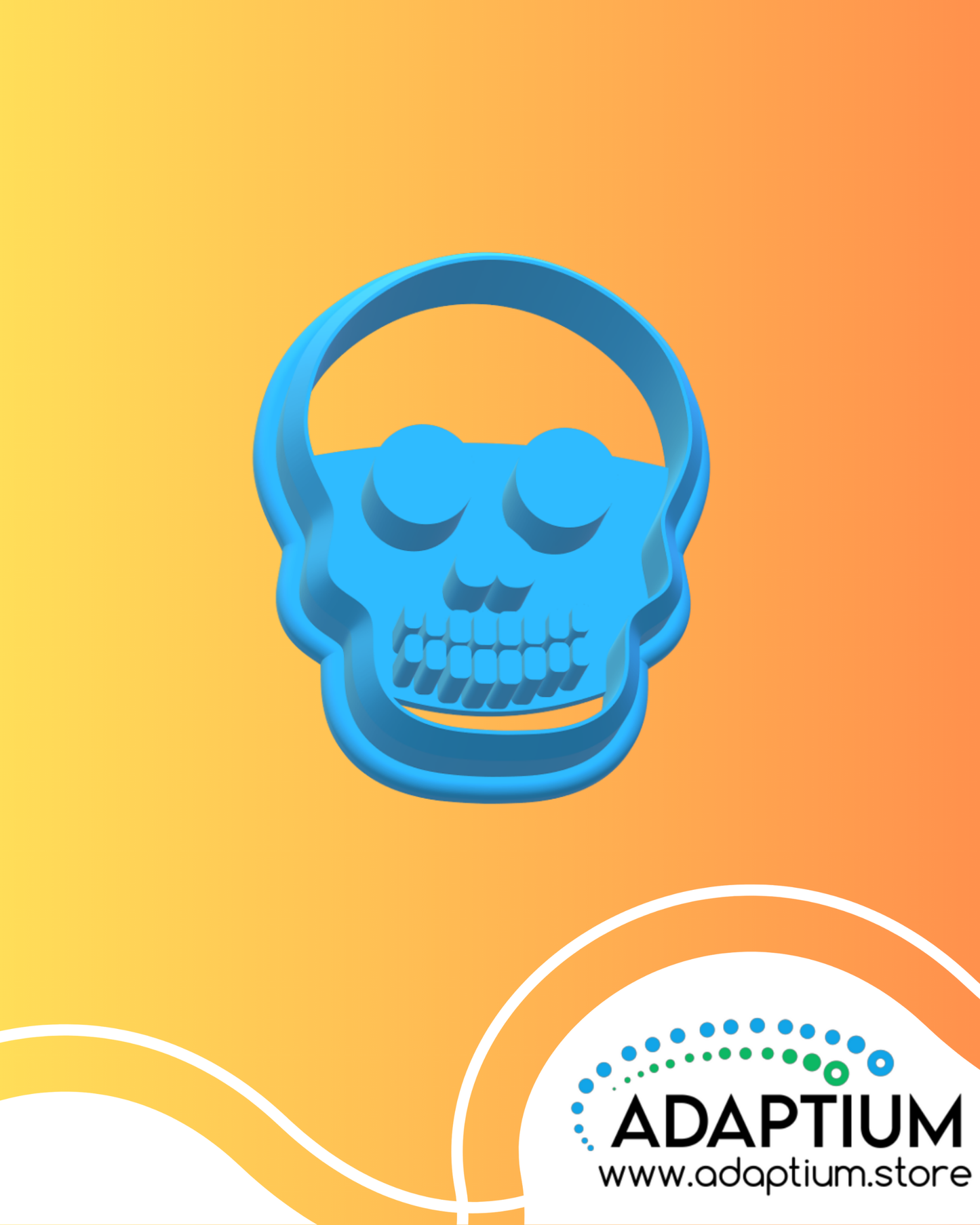 Skull Cutter Trio – Classic, Sugar Skull & Bones for Polymer Clay KDH 800-03