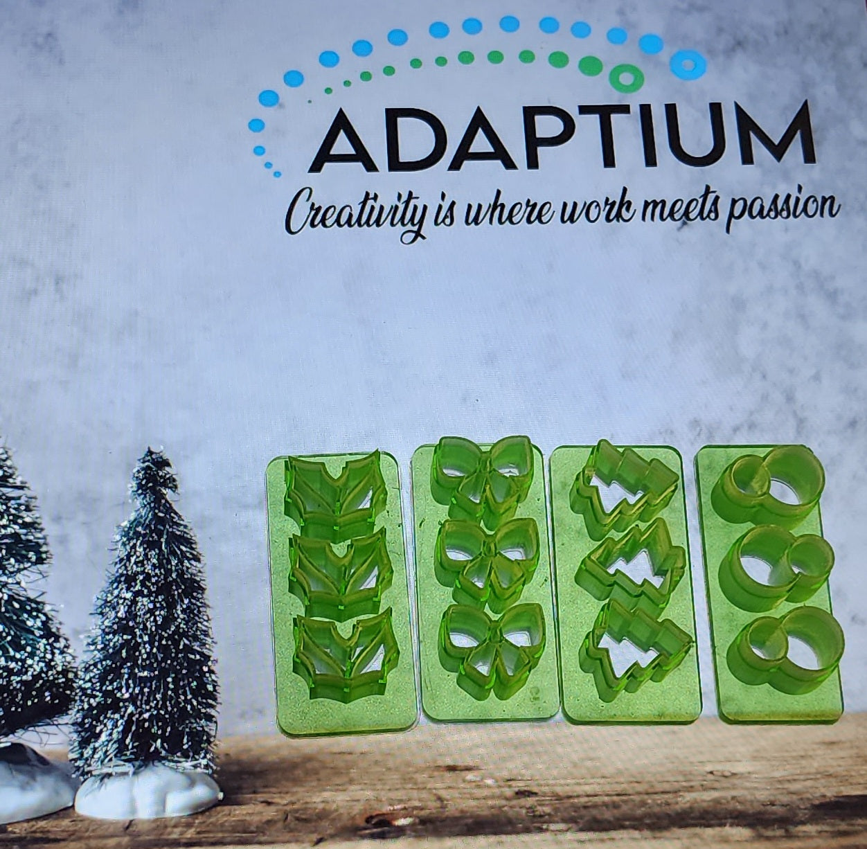 Christmas Stud Sets 15mm 3DSFC