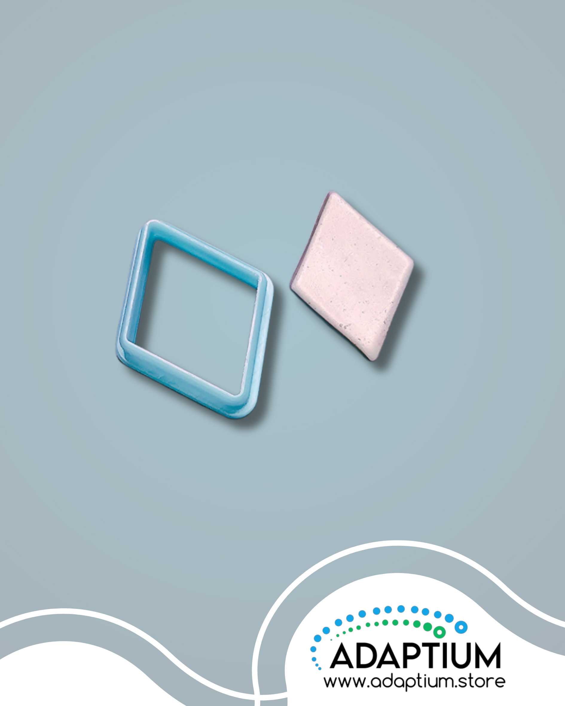 Diamond shaped polymer clay cutter