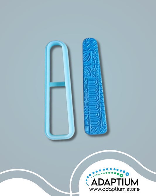 Rounded traps polymer clay cutter