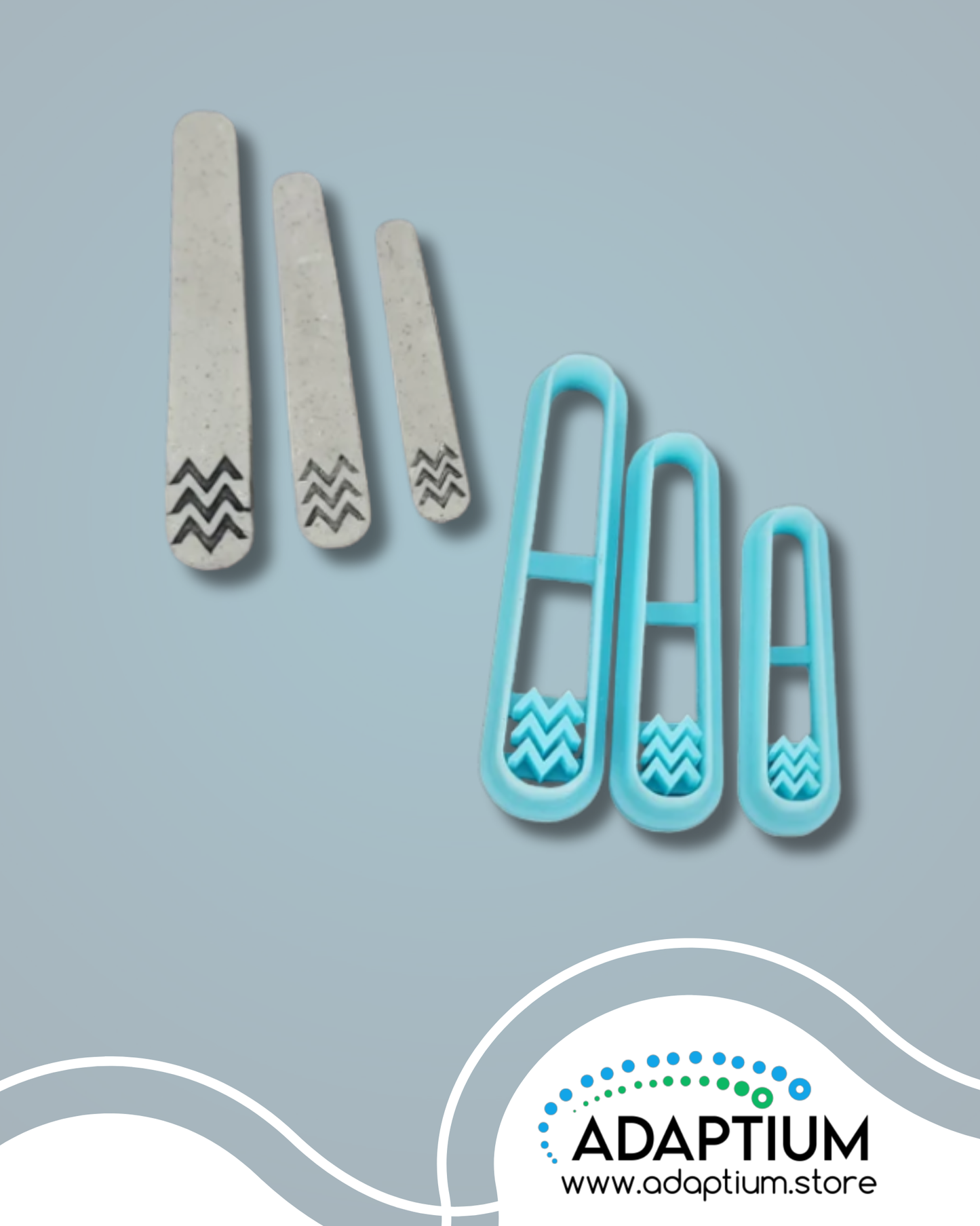 Kaokao Slim Traps Polymer Clay Cutters