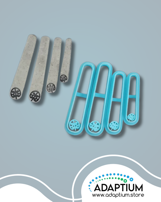 Single Kowhaiwhai Slim traps Polymer Clay Cutters