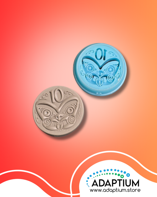 Coins Tiki  Polymer Clay Cutter KS91