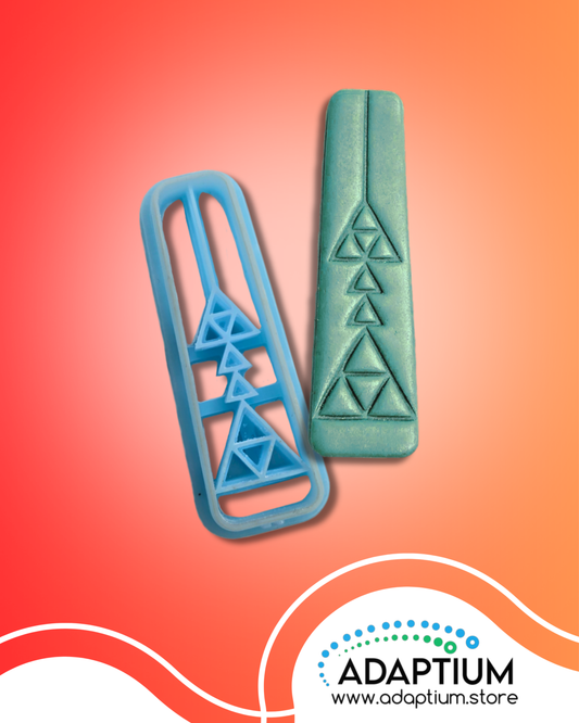 Line Tukutuku Trap Resin Cutter for polymer clay KS 29-4