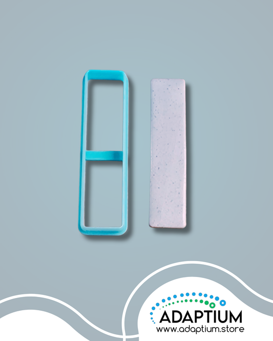 Hair Clip Rectangle Oblong Polymer Clay Cutter