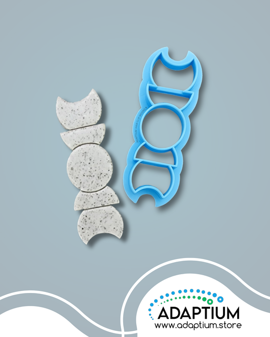 Hair Clip Moons Polymer Clay Cutter