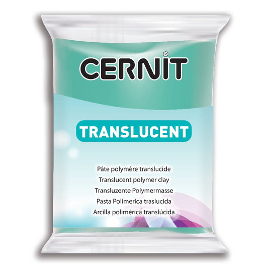 Cernit 56g Translucent 620 Emerald Green