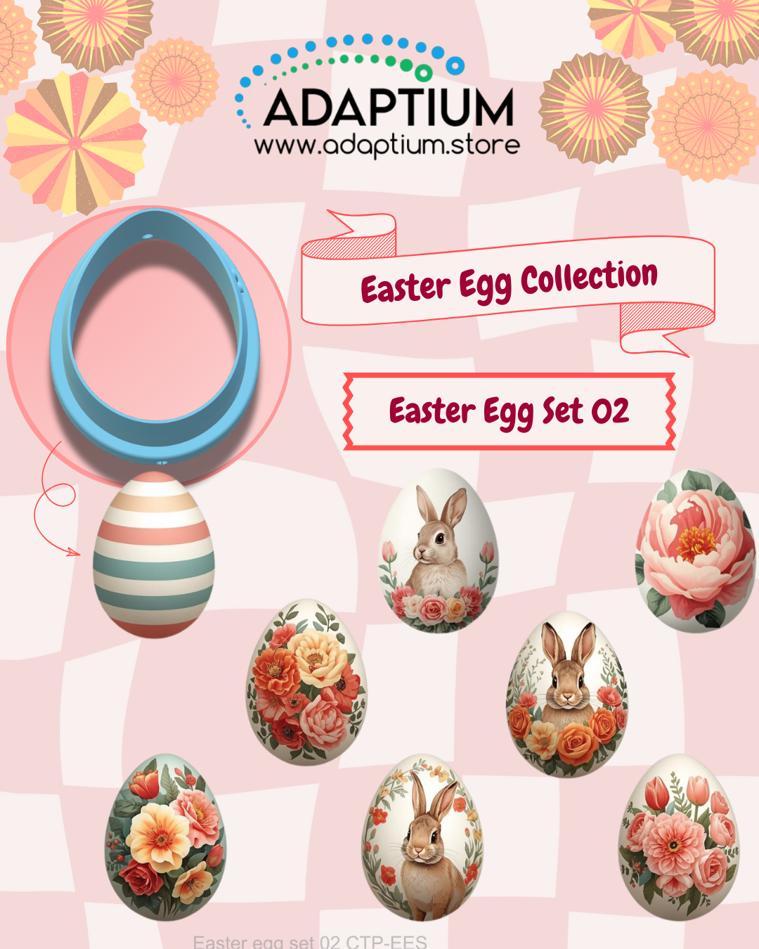 Easter Egg Water Transfers - opt Matching Cutter Set – Polymer Clay