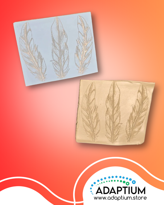 Feather Texture Sheet for clay crafts 30232019-39