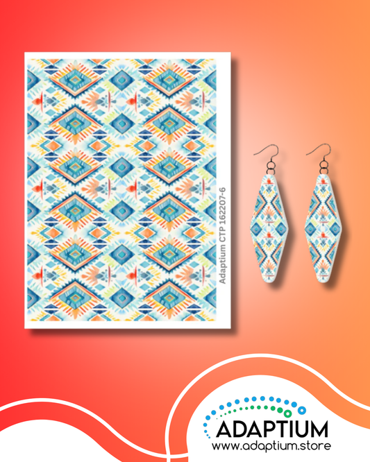 Aztec water colour  Transfer CTP 162207-6