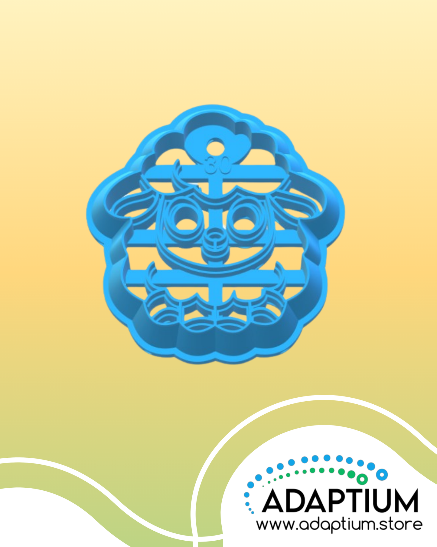 Fluffy Sheep- Sharp Cutter for polymer clay- KS 111-1