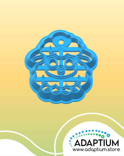 Fluffy Sheep- Sharp Cutter for polymer clay- KS 111-1