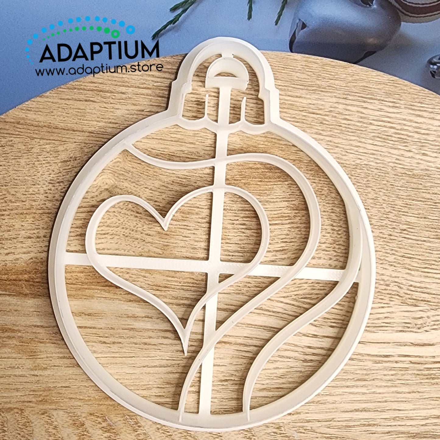 Christmas Ornament Heart Trinket 3023-4003
