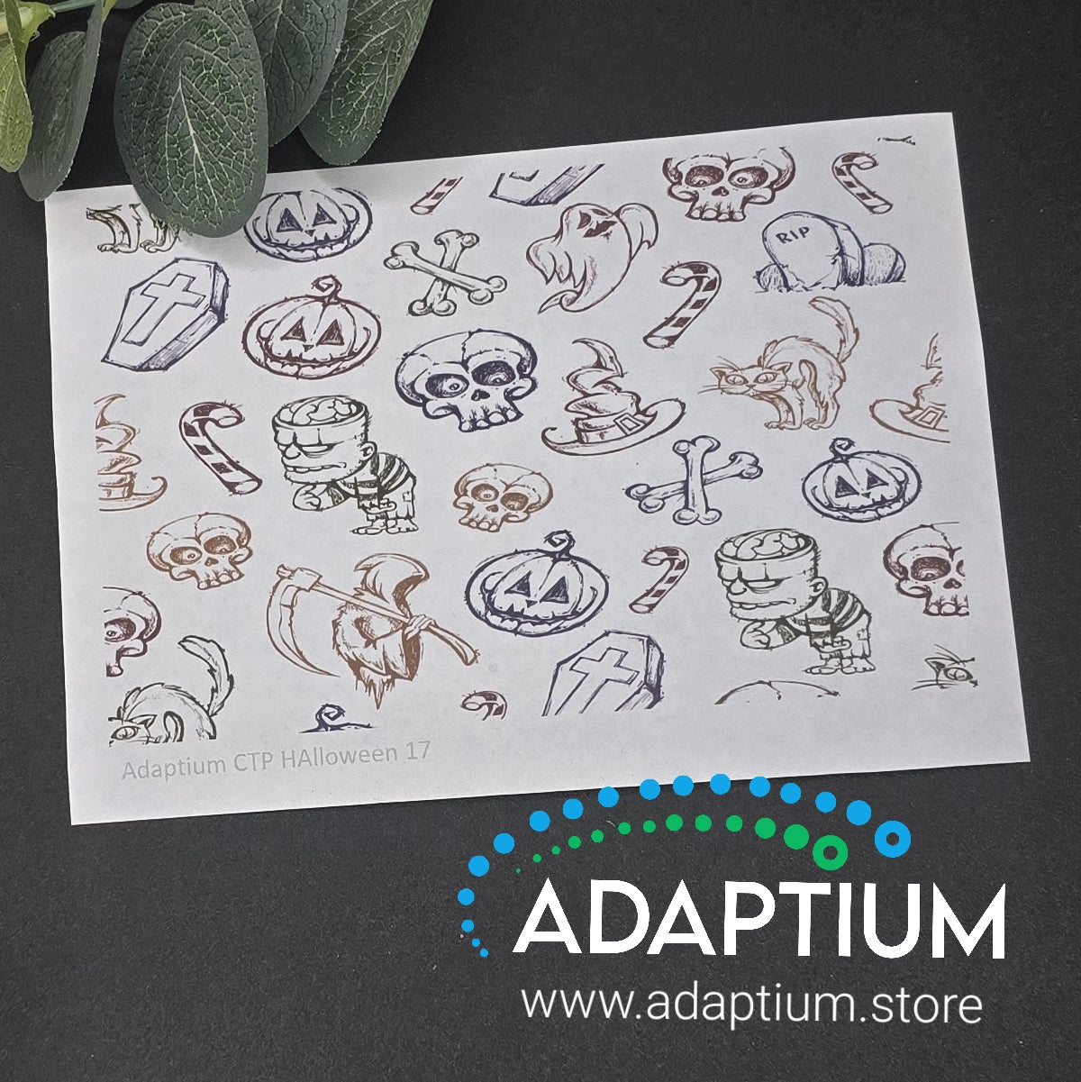 CTP Halloween Spider web 302  Transfer Paper