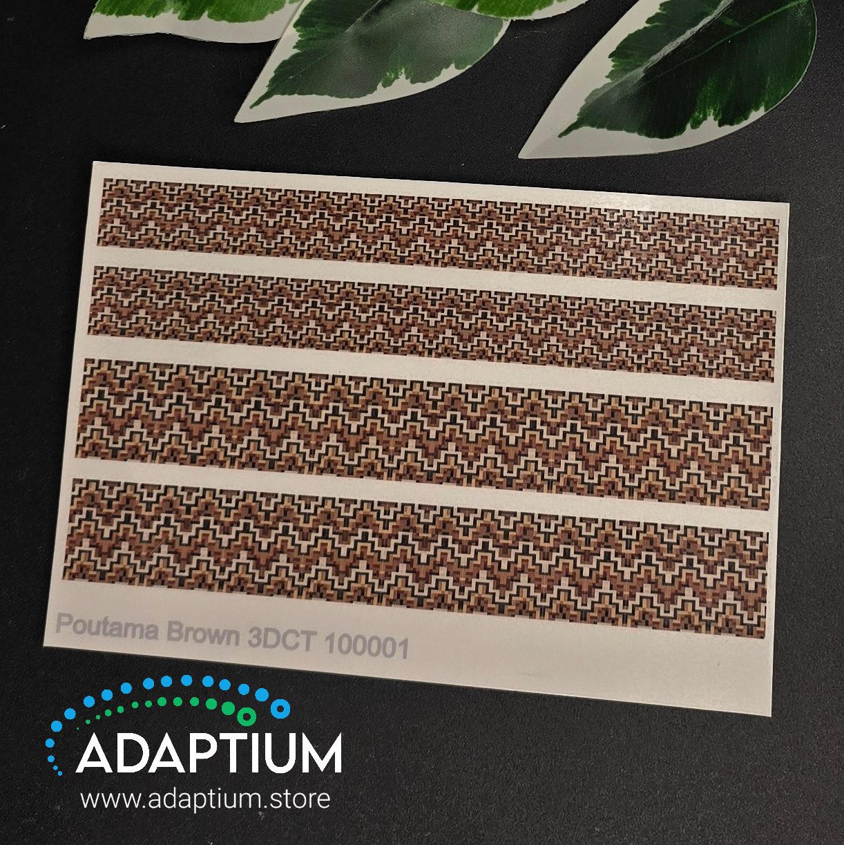 Poutama Border Slide transfer for Clay 3DCT100001