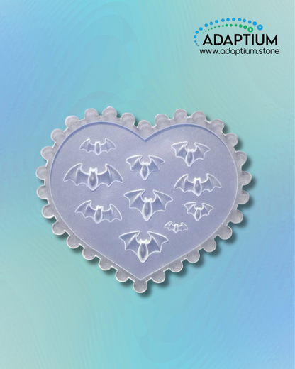 Mini Batty Night – Bats & Moons Silicone Mold