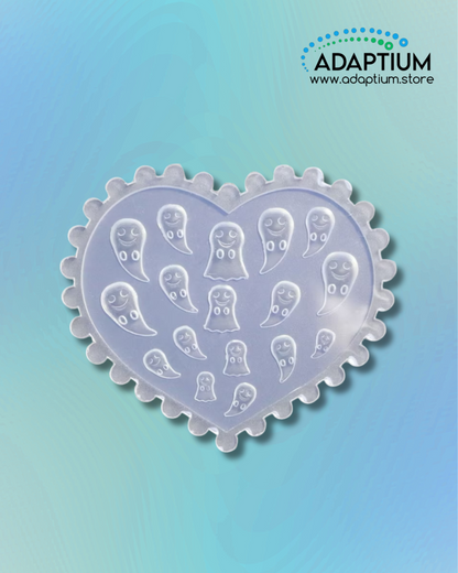 Mini Ghost Parade – Halloween Spirit Silicone Mold