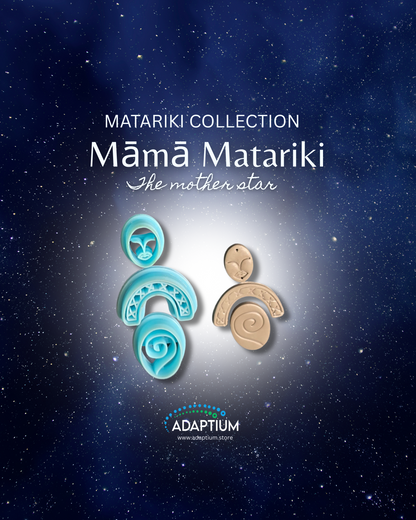 Faces of Matariki- Pleiades Resin Cutter for polymer clay KS 57-4