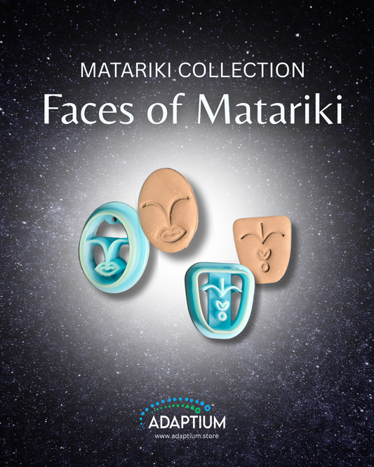Faces of Matariki- Pleiades Resin Cutter for polymer clay KS 57-4